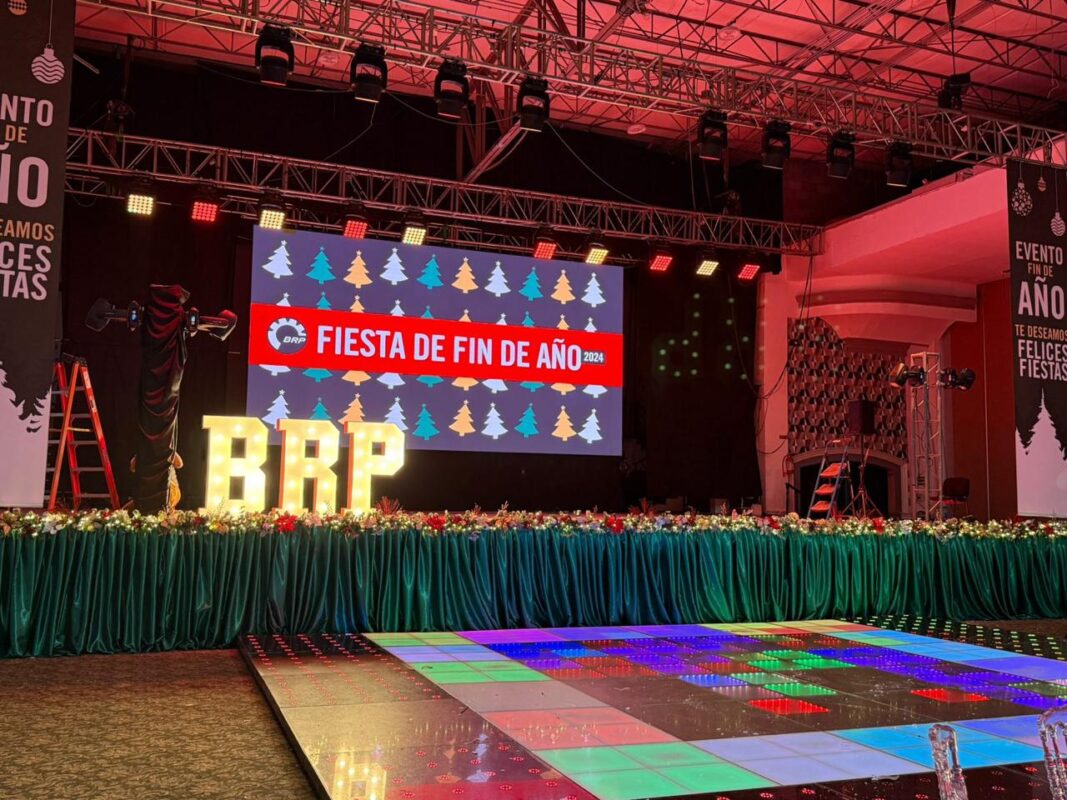 Escenario y piso BRP
