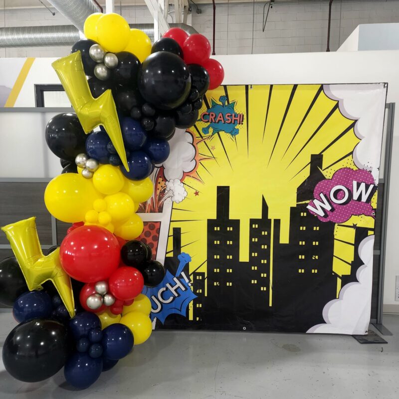 Globos y Back Comic